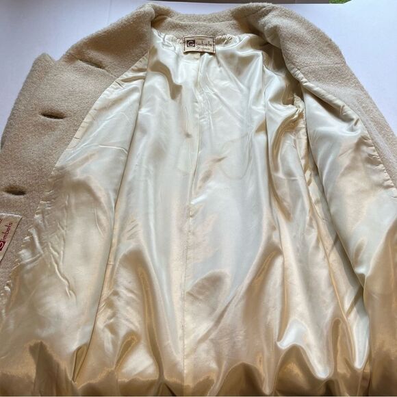 Vintage Gimbels Fashonia Boucle Long Car Coat M/L - Picture 9 of 9